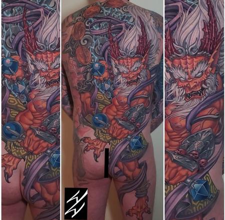 Walt Watts - Walt Watts Raijin Back and Leg sleeve 